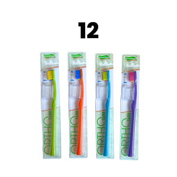 [UOPOAS12] Orthodontic Toothbrush 12pk.