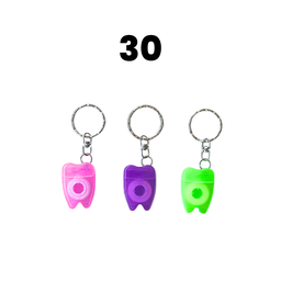 [UOFKC30] Dental Floss Keychain 30pk